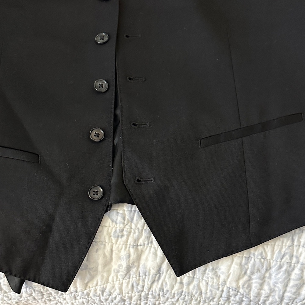 Express Sleek Black Vest View 4